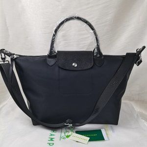 Longchamp Le Pliage Nylon Large Tote Shoulder Bag Travel Bag